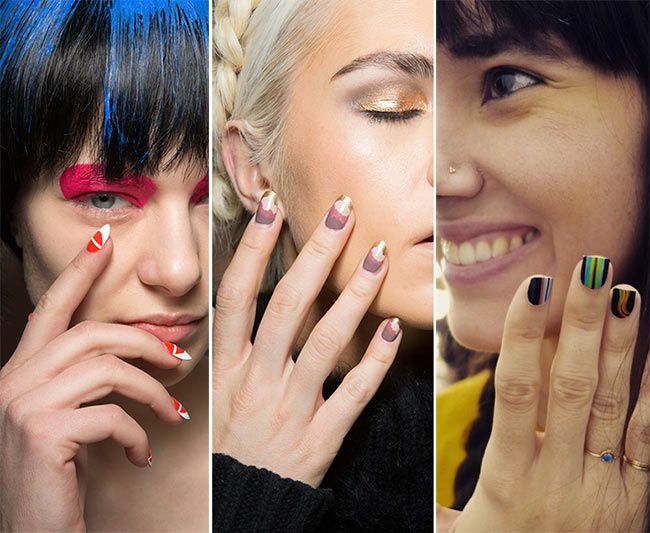 Geometria em cor – tendências de manicure para o verão de 2016
