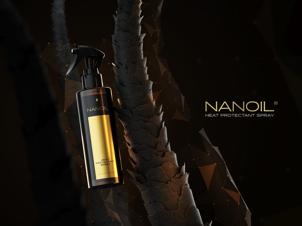 Você Usa Chapinha Com Frequência? Mantenha o Cabelo Sem Danos Com Nanoil Heat Protectant Spray!