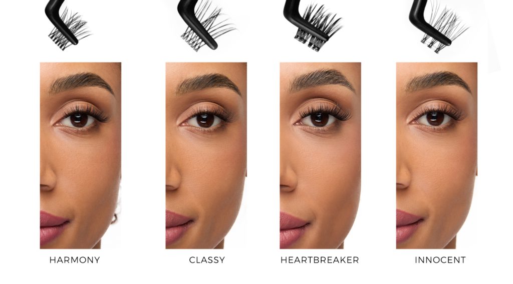 Cílios em tufos pré-colados DIY para extensão de cílios em casa nanolash