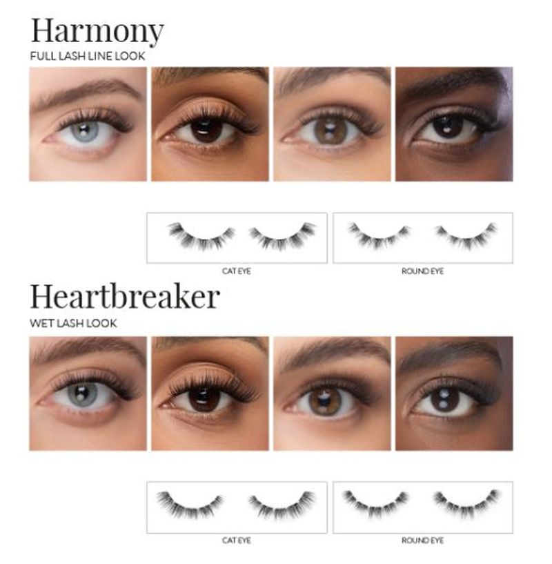 tufos de cílios com cola transparente nanolash