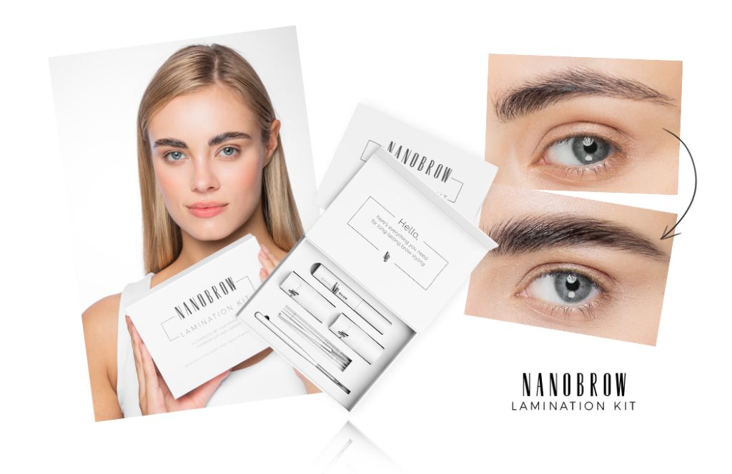 nanobrow brow lamination passo a passo